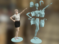 Freshy Girl 3D Printable Figure