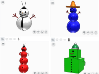 Snowman with configurator